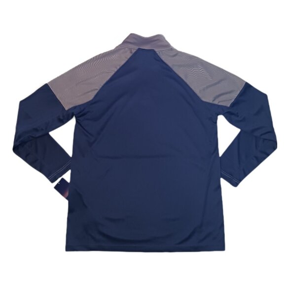 Notre Dame Fighting Irish Mens Large Windbreaker Navy & Gray Long Sleeve NCAA - Picture 8 of 9